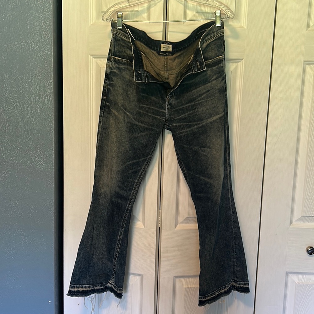 Citizens of Humanity Sasha Twist Crop low slung flare jeans